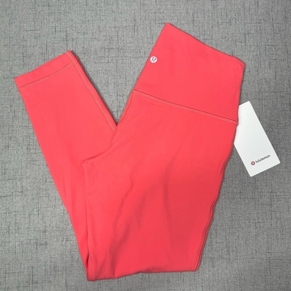 Lululemon Align High Rise Pant Pale Raspberry Leggings 12 Nwt - Picture 5 of 12